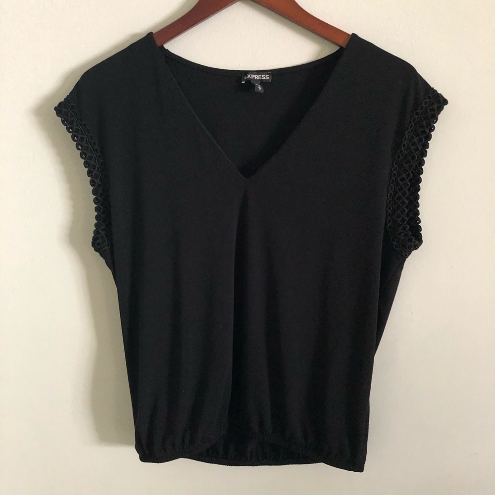 Express women’s black top size medium